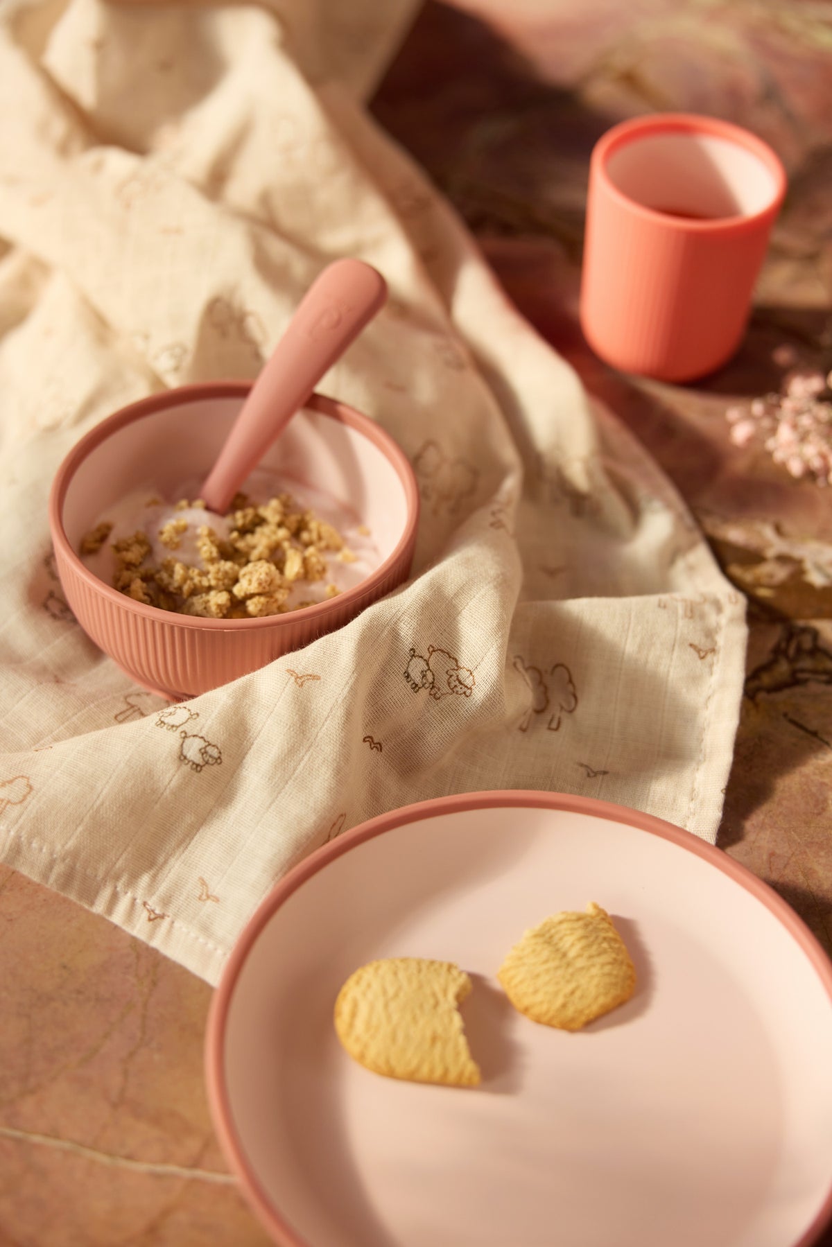 Jollein Matset i Silikon Blush Shades