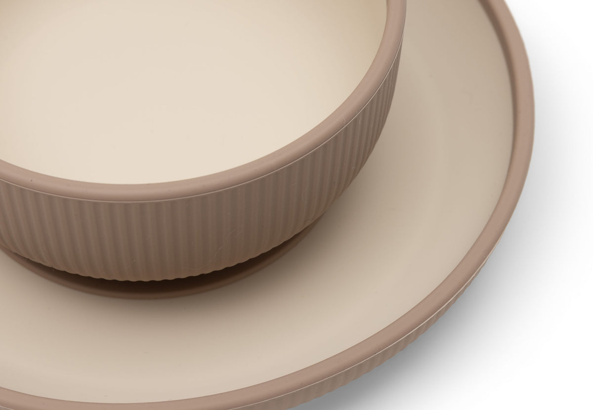 Jollein Matset i Silikon Natural Shades