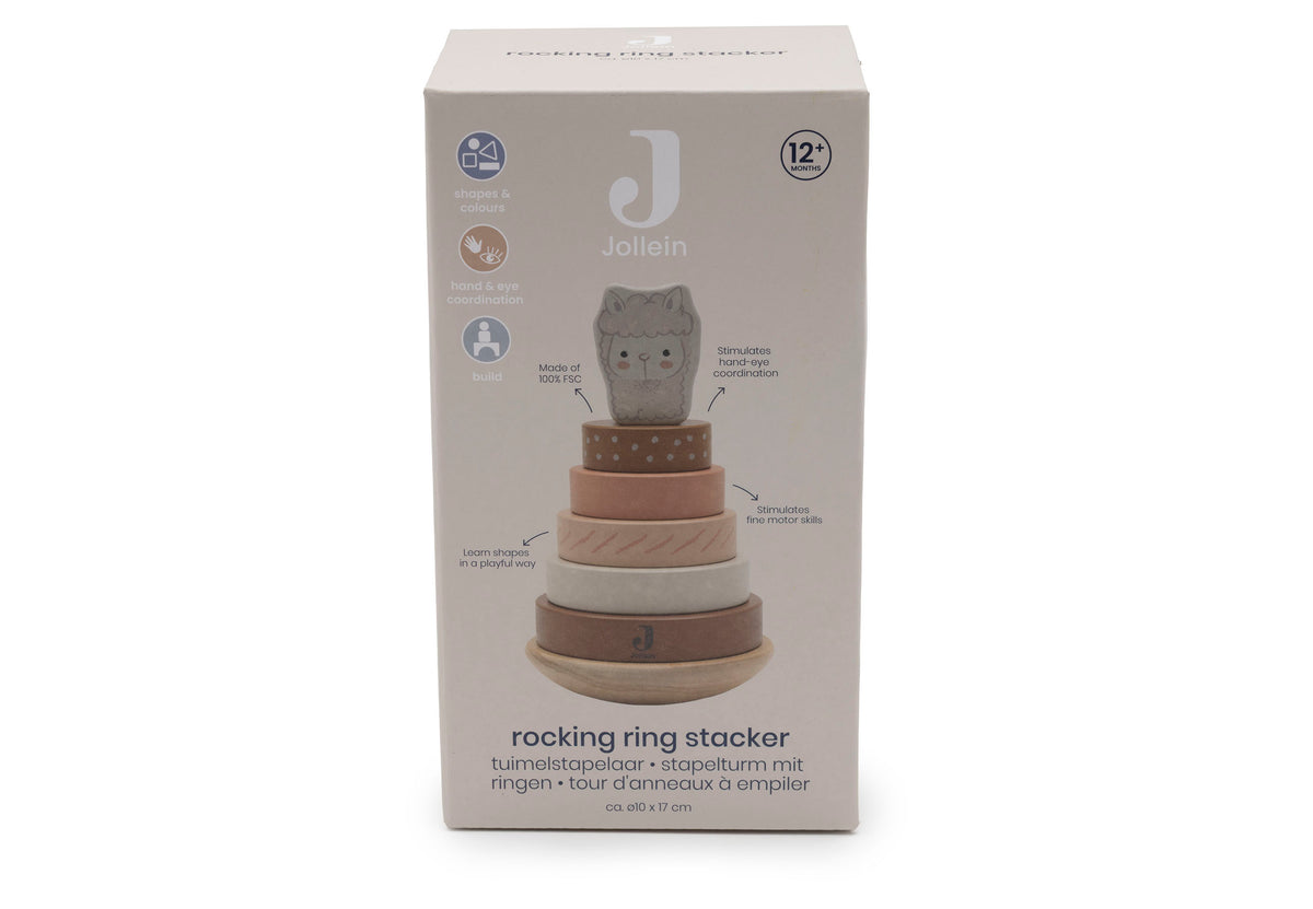 Jollein Stapeltorn i trä Alpaca Paco